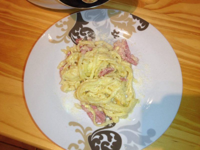La carbonara con il cookeo