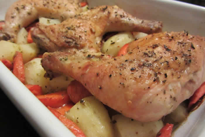 Pollo e patate con il cookeo