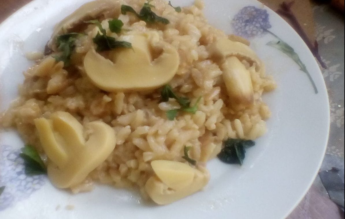 Risotto funghi e provola - Ricette Cuco